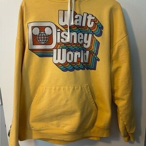 Walt Disney World Retro 70s Stack Logo Hoodie Disney Adult